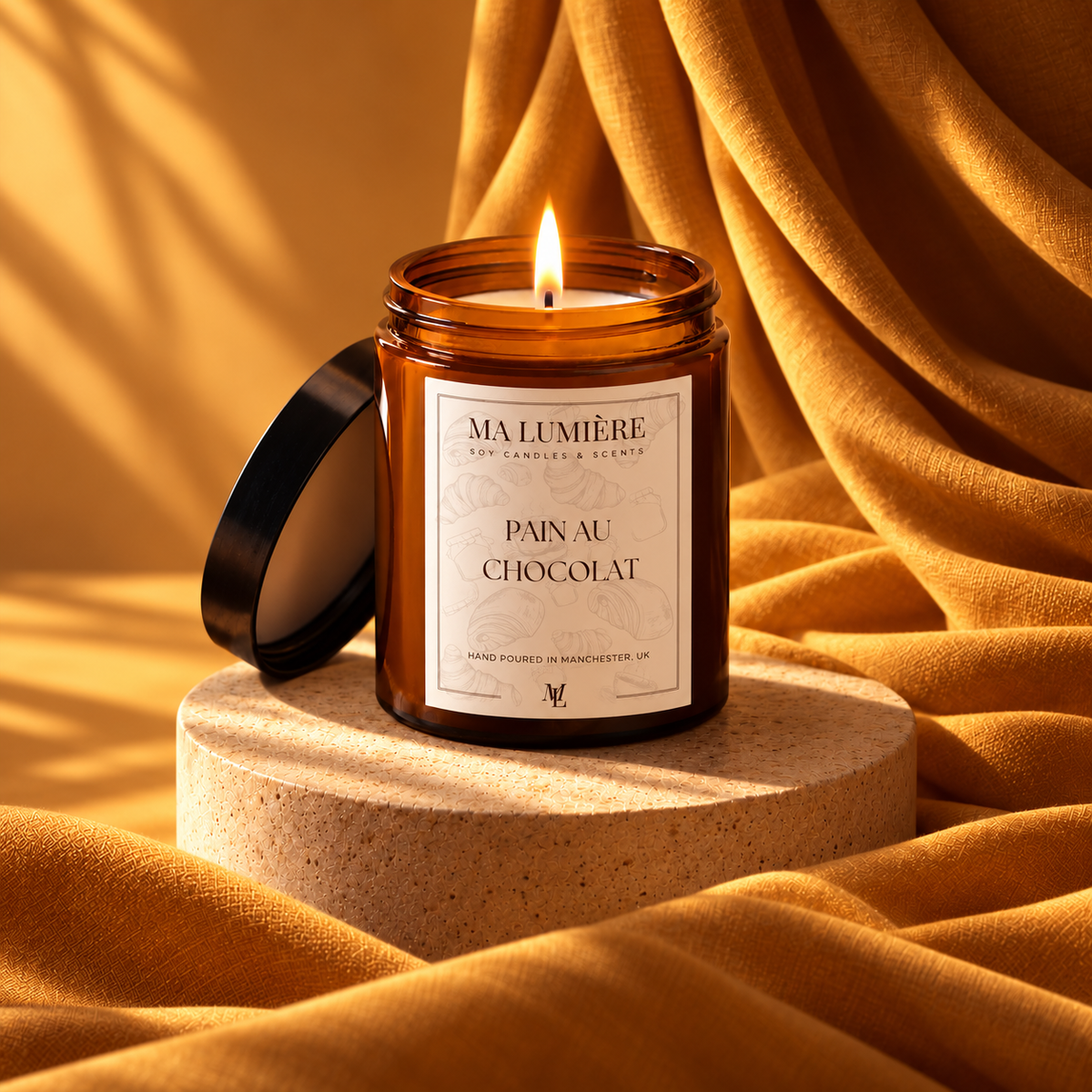 Pain au chocolat Soy Candle