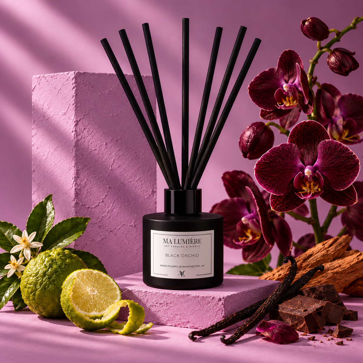 Black Orchid Reed Diffuser