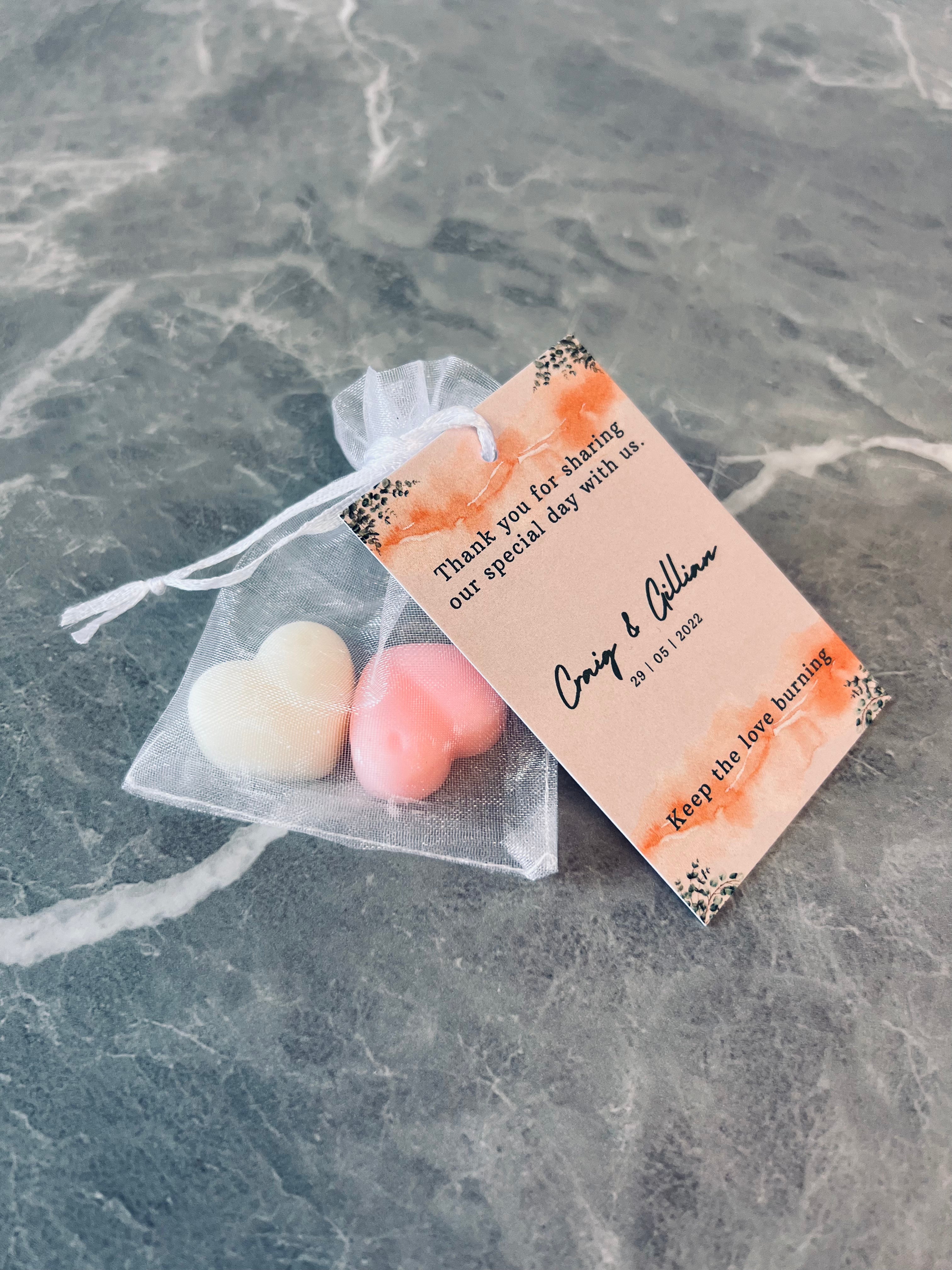 Wedding Favours Package - 100 Wax Melts Favours