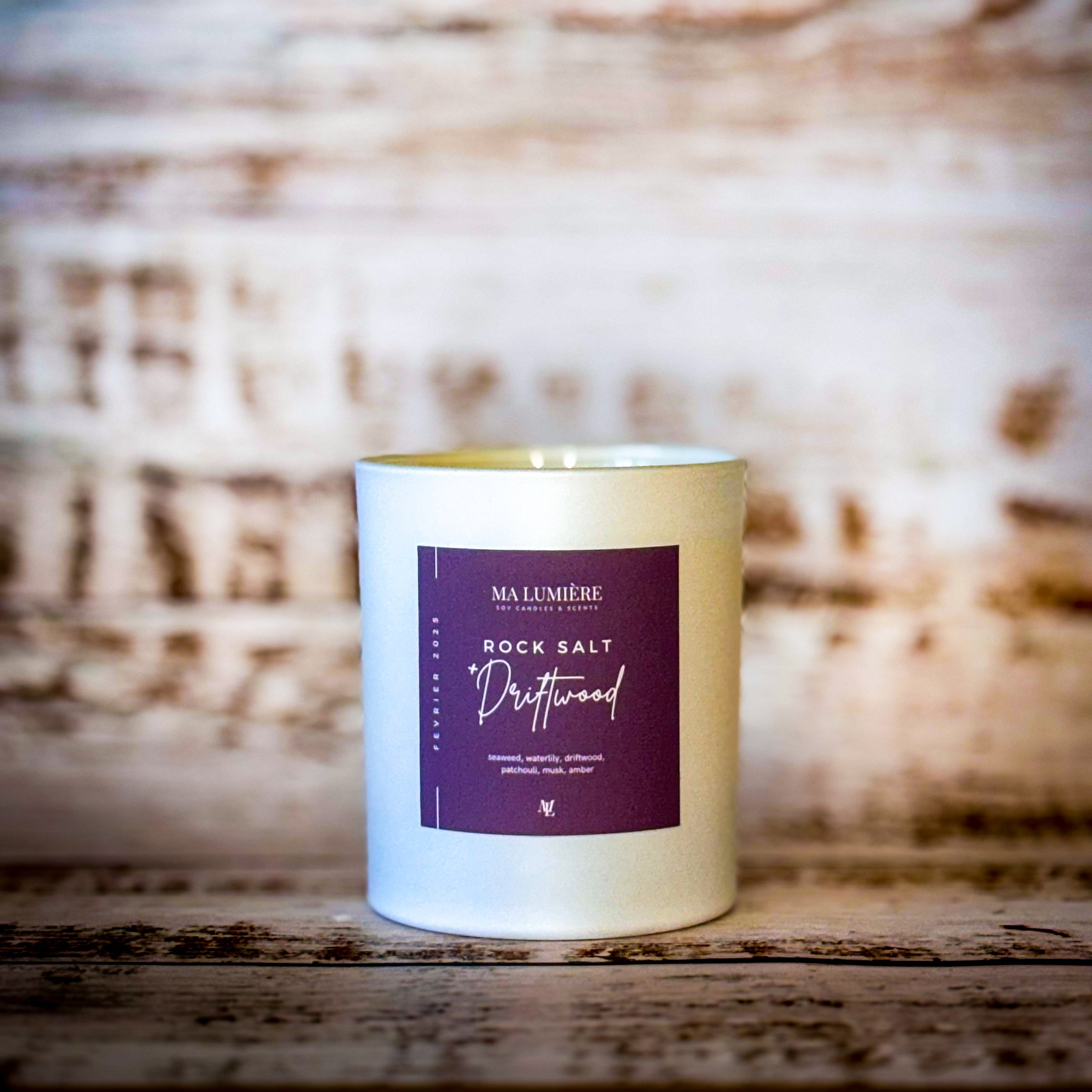 Rocksalt & Driftwood Soy Candle