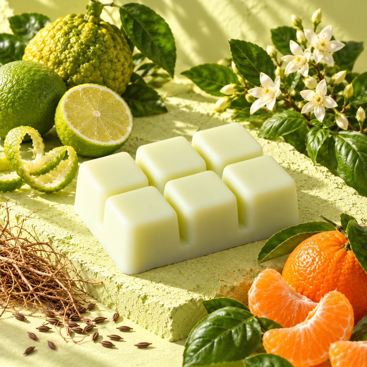Lime, Basil & Mandarin Wax Melt