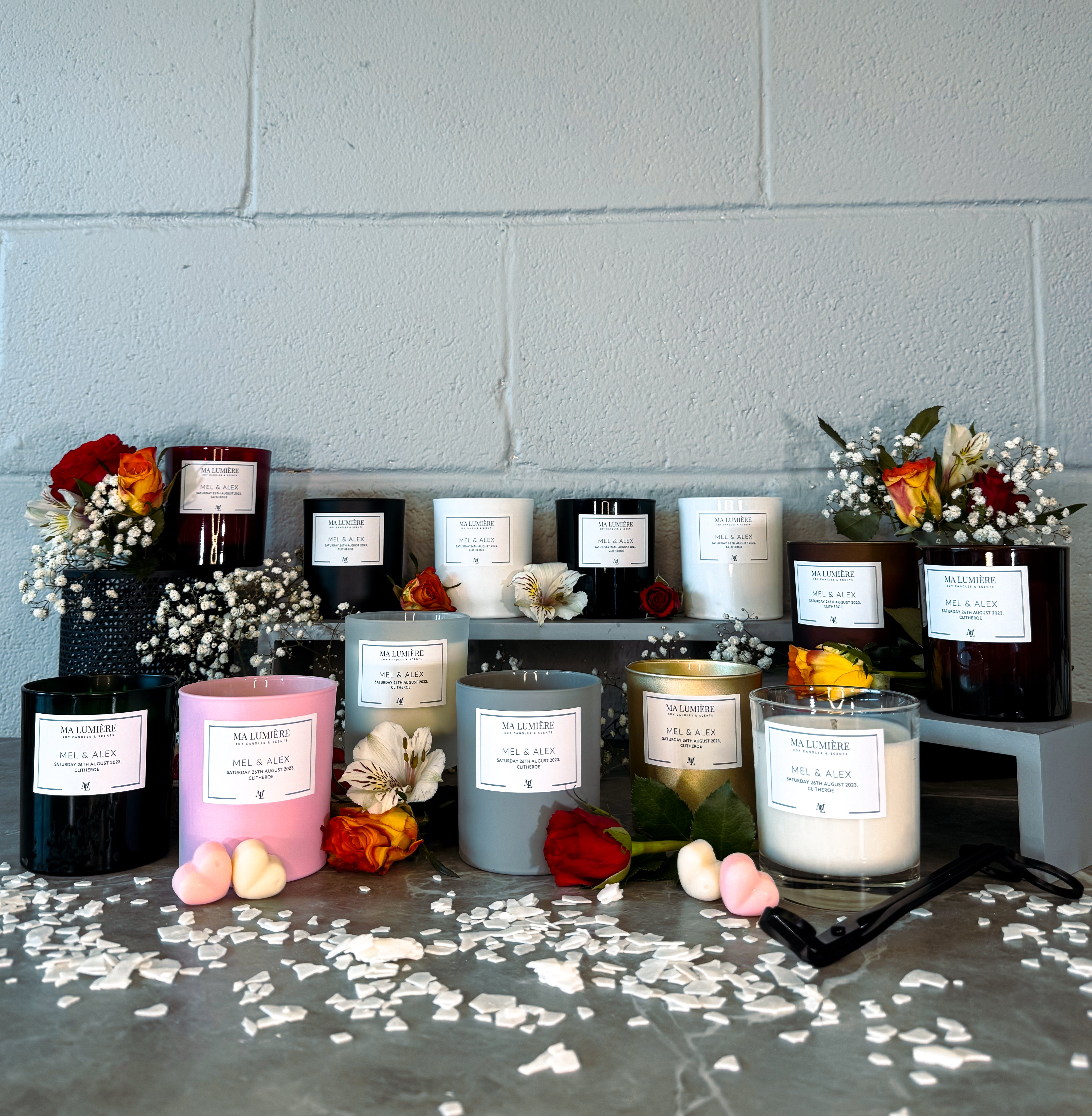 Scent your Wedding Day Ultimate Package - includes 60 candles