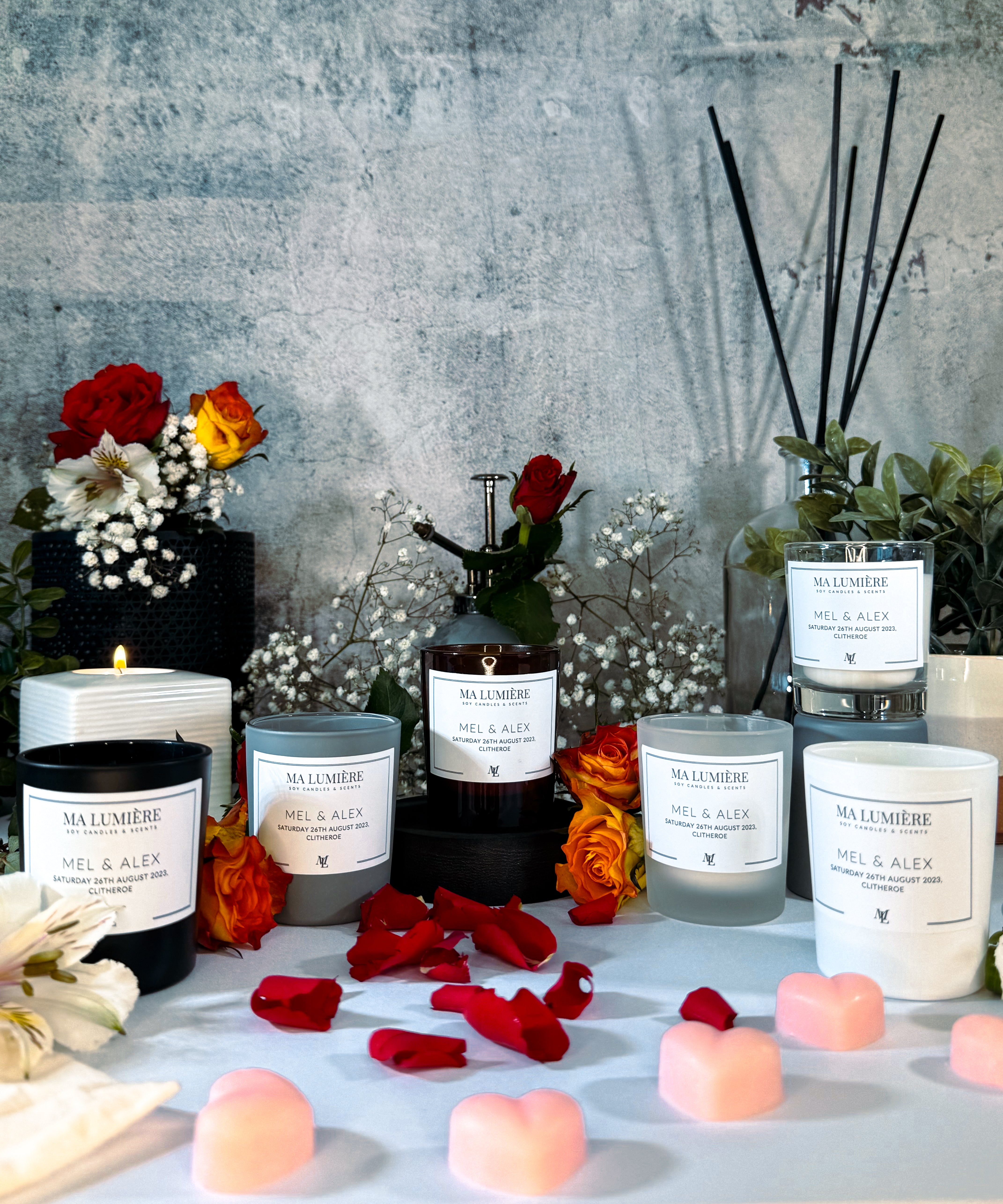 Scent your Wedding Day Ultimate Package - includes 60 candles